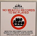 No Me & You Records To Be Played (sticker) (free with any order)