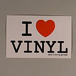 I Love Vinyl (sticker) (free with any order)