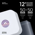 Big Fudge 7" Vinyl Record Polypropylene Outer & Paper Inner Sleeve Bundle (50 outer & 50 inner sleeves)