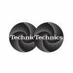 Slipmat Factory Technics Funnel White 12" Vinyl Record Slipmats (pair)