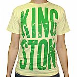 Kingston T-shirt (lemon with green logo)