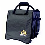 Especial Record Bag (Navy Blue) (holds 50 12"s, changes between briefcase-style, shoulder-style and backpack-style, separate detachable CD/45s bag with strap)
