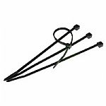 Cable Ties (12" long, pack of 100, black)