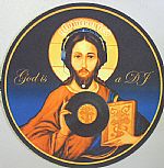 Glowtronics God Is A DJ 12" Vinyl Record Glow In The Dark Slipmats (pair)
