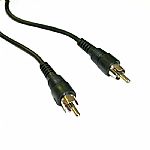 Phono (RCA) Mono Audio Cable (1.9 metres) (male to male plugs)