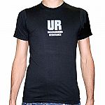UR Classic Manche T-Shirt (black with silver logo)