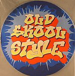 DMC Old Skool Style Slipmats (blue, red & yellow design)