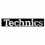 Technics (sticker) (silver logo, pack of 4)