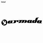 Armada Music T-Shirt (white with black logo)