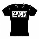 Armin Van Buuren T-Shirt (black with white logo)