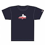 The Man T-Shirt (navy blue with white & red design)