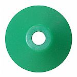Spindle Adapter Center For Playing 45 RPM Records (green plastic, cone-shaped)