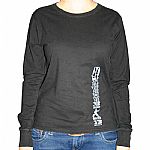 Boxer Sport Girls Long Sleeve T-Shirt (black with grey logo)