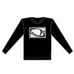 Subject Detroit Long Sleeve T-Shirt (black with white logo)