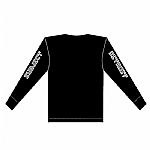 Subject Detroit Long Sleeve T-Shirt (black with white logo)