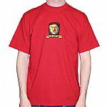 Mind Control T-Shirt (red with black & yellow logo)