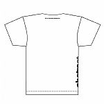 Abstract T-Shirt (white with blue logo)