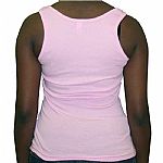 MANDY Girl Vest (pink with white logo)