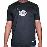 Rex Club Corporate T-Shirt (black with grey & white logo)