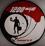 1200 Licensed To Ill Slipmats (black with white & red design)