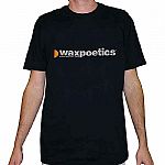 Wax Poetics Logo Tee T-Shirt (black with grey logo)