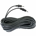 3.5 mm (mini jack) Stereo Audio Cable (15 metres) (male to male stereo 3.5mm (mini-jack) cable) (black)