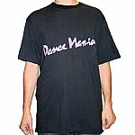 Dance Mania T-shirt (black with pink logo & chicago backprint)