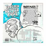 DJ Q-Bert Limited Edition Frosted Butter Rugs: Now With Icing! Slipmats (pair, black/white, design 1)