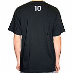 Especial Records 10th Anniversary T-Shirt (black with white foam front & back print)