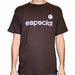 Especial Records 10th Anniversary T-shirt (chocolate with white foam front & back print)