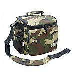 Zomo DJ Tank Bag (camouflage green, holds approx 70 x 12" & 24 CD's)