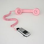 Hulger Retro P* Phone Headphone (pink)