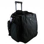 Agenda Trolley 8 Large Utility Bag (black) (heavy duty 600D polyester ripstop/PVC fabric shell, a concealed telescopic aluminium trolley system, lightweight durable in-line wheel platform, double locking zip heads)