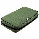Agenda 128 Utility CD Case (olive) (128 capacity CD sleeves (64 CD + 64 covers), heavy duty 600D polyester ripstop/PVC fabric shell, high density thick EPE foam padded protection, strong riveted spine)