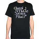 Quasimode Sounds Of Peace T-shirt (black with gold & white design)