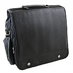 Zomo Digital DJ Bag (black) (capacity approx 40 x 12" + 1 laptop up to 15,4 inches wide + 1 x Stanton FS 2.0 , synthetic leather material)