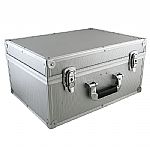 Covers 33 7" 45 Record Box Flight Case 200 (silver)