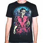 Zombie T-shirt (black with mutlicoloured design)
