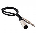 Hosa HSX-005 Pro Balanced 1/4" TRS Male To 3-Pin XLR Male Audio Cable (5ft)
