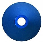 Spindle Adapter Center For Playing 45 RPM Records (blue)