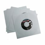 Bags Unlimited 7'' Vinyl Record Polylined Paper Sleeves (white, pack of 10)