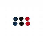 Foam Earphone Pads (replacement pads for in-ear headphones, includes 3 pairs - red, black & blue)