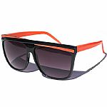 Wayfarer Style Sunglasses (orange & black)