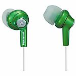 Panasonic RPHJE120 In-ear Earphones (green)