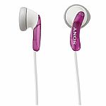 Sony MDRE10LP Earbud headphones (pink)