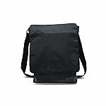 Nixon Crux Messenger Courier Shoulder Bag (black nylon)