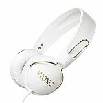 Wesc Tambourine Golden Headphones With Mic (white)