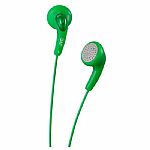 JVC HAF140G Gumy In Ear Stereo Headphones (kiwi green)