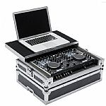 Magma DJ Controller Workstation MC6000 Flightcase For Denon MC6000 (black, silver)