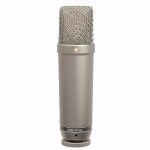 Rode NT1A Studio Condenser Microphone Pack With Shockmount/Popshield/XLR Cable/ Dust Cover/Instructional DVD (silver)